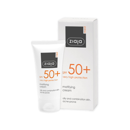 ZIAJA MED - МАТИРАЩ КРЕМ ЗА МАЗНА КОЖА С SPF50 50мл