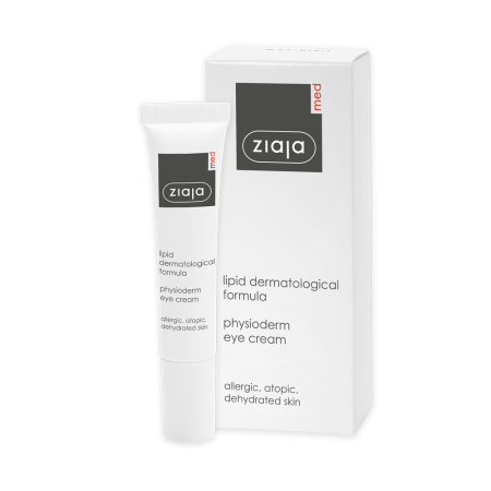 ZIAJA MED LIPID PHYSIODERM FORMULA - КРЕМ ЗА ОЧИ ЗА АТОПИЧНА, АЛЕРГИЧНА И ДЕХИДРАТИРАНА КОЖА 15мл
