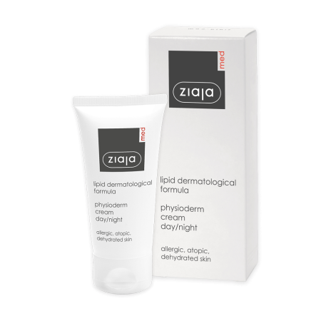 ZIAJA MED PHYSIODERM - ДНЕВНО-НОЩЕН КРЕМ ЗА ЛИЦЕ ЗА АТОПИЧНА, АЛЕРГИЧНА И ДЕХИДРАТИРАНА КОЖА 50мл