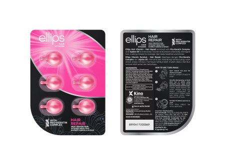 ELLIPS  HAIR REPAIR -  ВИТАМИНИ ЗА  УВРЕДЕНА  КОСА БЛИСТЕР 6бр