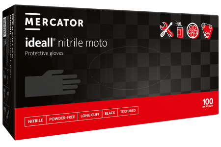 Ръкавици MERCATOR - MOTO BLACK - L - 100бр