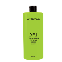 O`REVLE TAMANU RITUALE №1 - УКРЕПВАЩ ШАМПОАН ЗА ЧУВСТВИТЕЛЕН СКАЛП С ЛИМОНЕНА ТРЕВА, ЗЕХТИН И МАСЛО ОТ ТАМАНУ 1000мл