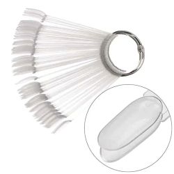 ПАЛИТРА ТИП КЛЮЧОДЪРЖАТЕЛ С 50бр ПОКАЗАТЕЛИ БАДЕМ - ПРОЗРАЧНИ