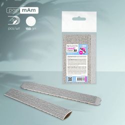 СМЕНЯЕМИ МЕКИ ПИЛИ STALEKS papmAm 12x2см ГРУБОСТ 150 - 30бр - DFC-20-150