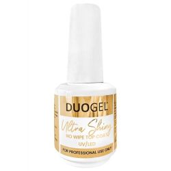 DUOGEL LED/UV ТОП ЛАК БЕЗ ЛЕПКАВ СЛОЙ - ULTRA SHINY - 15мл