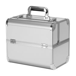 КОЗМЕТИЧЕН КУФАР SC40 - 31х21х26.5см - СРЕБЪРЕН