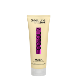 SLEEK LINE COLOUR - МАСКА ЗА БОЯДИСАНИ КОСИ С UV-ФИЛТЪР, КОПРИНЕНИ ПРОТЕИНИ, КОЕНЗИМ Q10 И СЕРАМИДИ 250мл