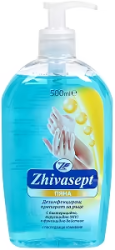 ЖИВАСЕПТ  ПЯНА - ДЕЗИНФЕКЦИРАЩ ПРЕПАРАТ ЗА РЪЦЕ С ИЗМИВАНЕ - 500мл