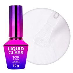 MOLLY NAILS LIQUID GLASS - ТОП ЗА ГЕЛ ЛАК БЕЗ ЛЕПКАВ СЛОЙ - 10мл