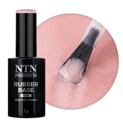 КАУЧУКОВА БАЗА ЗА ГЕЛ ЛАК - RUBBER BASE NTN PREMIUM - NUDE - 7гр