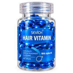 СЕРУМ ВИТАМИНИ ЗA СУХА И ЧУПЛИВА КОСА - SEVICH JOJOBA OIL - 30 бр. КАПСУЛИ