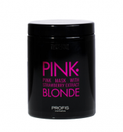 PROFIS PINK BLONDE - ОМЕКОТЯВАЩА МАСКА ЗА РОЗОВИ И ЧЕРВЕНИ НЮАНСИ С ЯГОДОВ АРОМАТ И ПШЕНИЧЕН ЗАРОДИШ 1000мл
