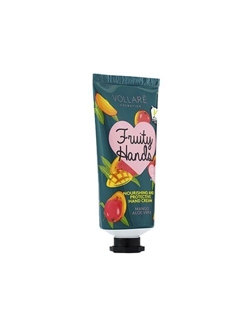 VERONA VOLLARE - FRUITY HANDS - ВЕГАН ПОДХРАНВАЩ И ПРЕДПАЗВАЩ ПЛОДОВ КРЕМ ЗА РЪЦЕ - МАНГО И АЛОЕ ВЕРА 50мл