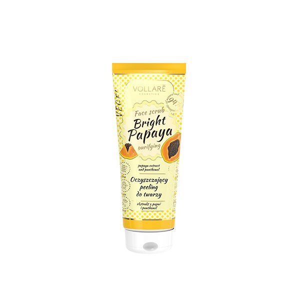 VEGEBAR BRIGHT PAPAYA - ПОЧИСТВАЩ СКРАБ ЗА ЛИЦЕ 100мл