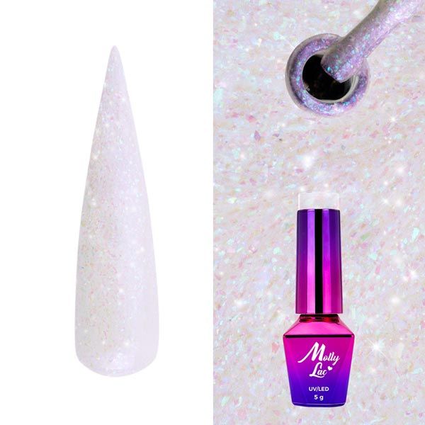MOLLY LAC MERMAID WHISPER - ГЕЛ ЛАК №599 - SEA ANGEL - 5мл