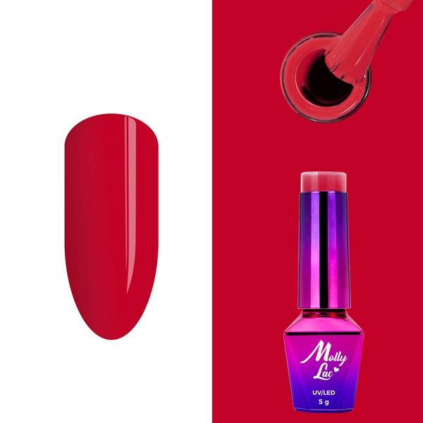 MOLLY LAC GLAMOUR WOMEN - ГЕЛ ЛАК №8 - RED CARPET - 5мл
