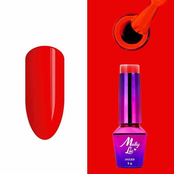 MOLLY LAC ELITE WOMEN - ГЕЛ ЛАК №42 - CRIMSON - 5мл