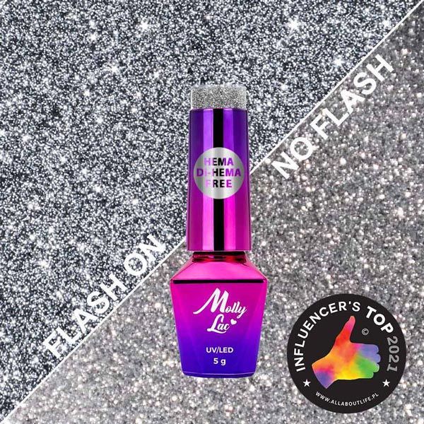 MOLLY LAC FLASHING LIGHTS - ГЕЛ ЛАК №565 - FABULOUS - 5мл