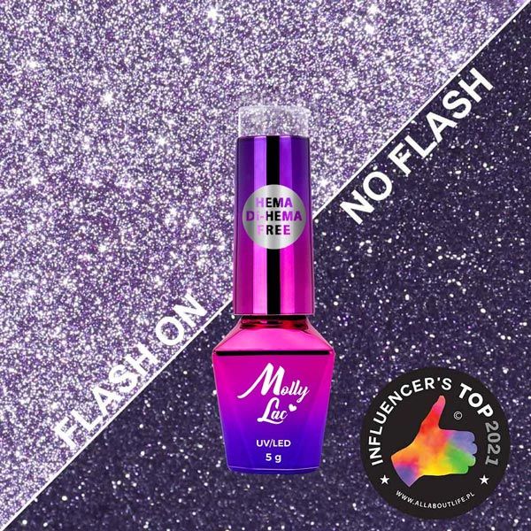 MOLLY LAC FLASHING LIGHTS - ГЕЛ ЛАК №615 - QUEENCESS - 5мл