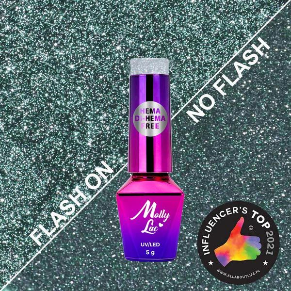 MOLLY LAC FLASHING LIGHTS - ГЕЛ ЛАК №612- POISON IVY - 5мл