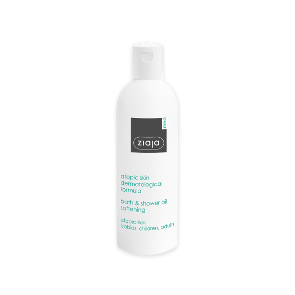 ZIAJA MED ATOPIC SKIN FORMULA - ОМЕКОТЯВАЩО ОЛИО ЗА ДУШ И ВАНА ЗА АТОПИЧНА КОЖА 270мл
