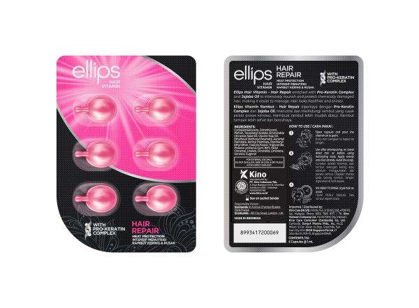 ELLIPS  HAIR REPAIR -  ВИТАМИНИ ЗА  УВРЕДЕНА  КОСА БЛИСТЕР 6бр