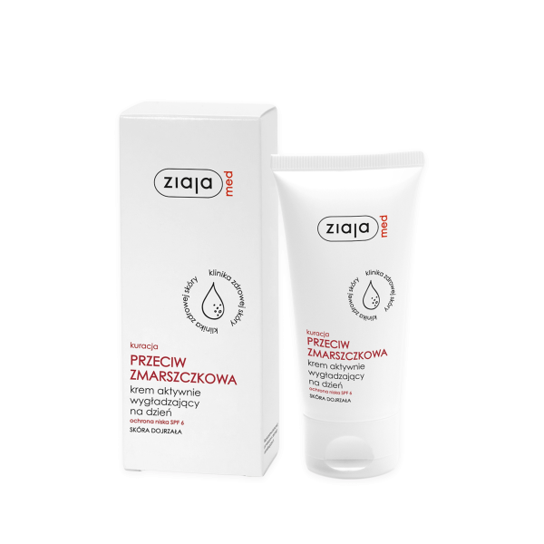 ZIAJA MED - ДНЕВЕН КРЕМ ПРОТИВ БРЪЧКИ С ОЛИГОПЕПТИДИ И SPF6 50мл