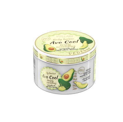 VOLLARE VEGEBAR COCO RICH BODY BUTTER - ДЪЛБОКО ПОДХРАНВАЩО ВЕГАН МАСЛО ЗА ТЯЛО С ОРГАНИЧНО МАСЛО ОТ АВОКАДО 200мл