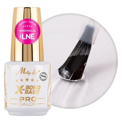 MOLLY LAC BASE X-BOND - СУПЕР ЗДРАВА БАЗА ЗА ГЕЛ ЛАК - 15мл