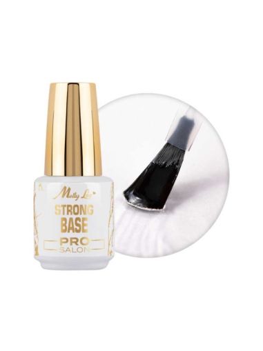 MOLLY LAC STRONG BASE CLEAR - СИЛНА БАЗА ЗА ГЕЛ ЛАК - 15мл