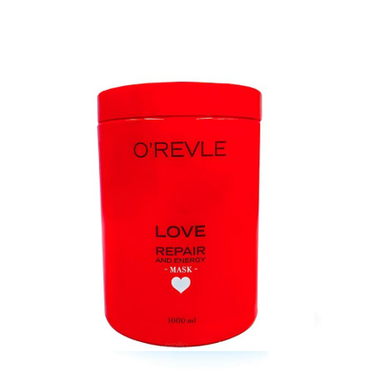 O`REVLE LOVE REPAIR AND ENERGY - ЕНЕРГИЗИРАЩА И РЕНЕГЕРИРАЩА МАСКА ЗА СУХА И УВРЕДЕНА КОСА 1000мл