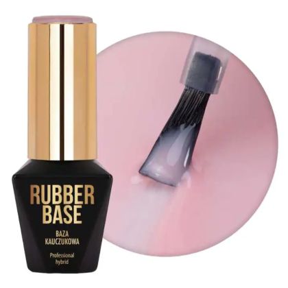 MOLLY LAC RUBBER BASE - КАУЧУКОВА БАЗА ЗА ГЕЛ ЛАК BABYDOLL 10мл