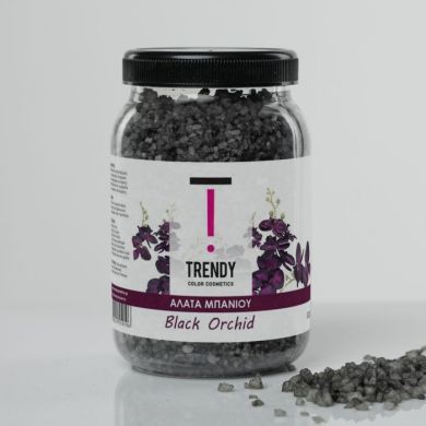 TRENDY - СОЛИ ЗА ПЕДИКЮР С АРОМАТ НА ЧЕРНА ОРХИДЕЯ 1000гр