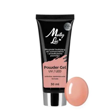 MOLLY LAC POLYGEL HEMA/di-HEMA FREE №08 PUDDINGK - АКРИГЕЛ ПУДИНГ - 30мл