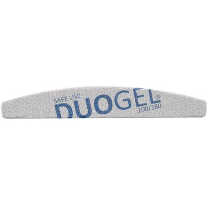 DUOGEL - BE SAFE -  ЕДИНИЧНО ОПАКОВАНА ПИЛА ЗА НОКТИ МОСТ - 100/180