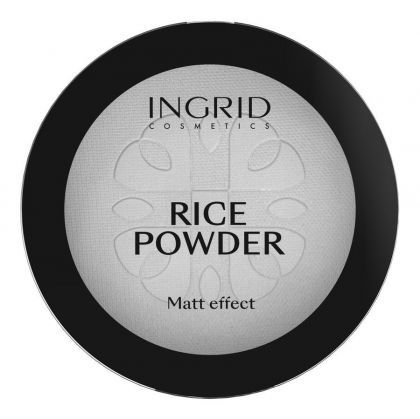 INGRID RICE POWDER - КОМПАКТНА ОРИЗОВА ПУДРА ЗА МАТИРАНЕ И ДЪЛГОТРАЙНОСТ НА ГРИМА 8гр