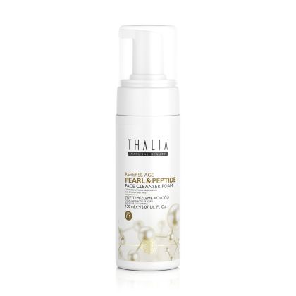 ПОЧИСТВАЩА ПЯНА ЗА ЛИЦЕ - PEARL & PEPTIDE REVERSE AGE - СТЪПКА 1 - THALIA NATURAL BEAUTY - 150мл