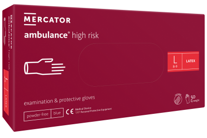 РЪКАВИЦИ MERCATOR AMBULANCE HIGH RISK - L - 50бр