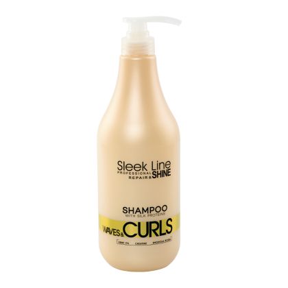 STAPIZ SLEEK LINE CURL & WAVES - РЕГЕНЕРИРАЩ ШАМПОАН ЗА КЪДРАВИ КОСИ 1000мл