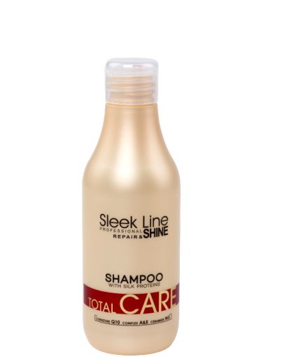 STAPIZ SLEEK LINE TOTAL CARE - ШАМПОАН ЗА ТРЕТИРАНА КОСА 300мл