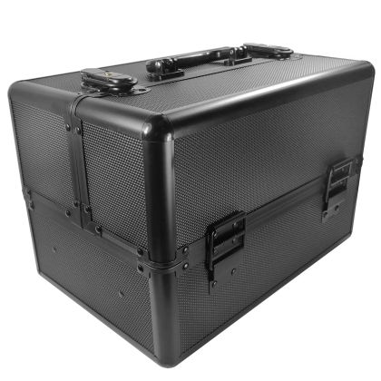 КОЗМЕТИЧЕН КУФАР M - ЧЕРЕН - 30x20x20 см