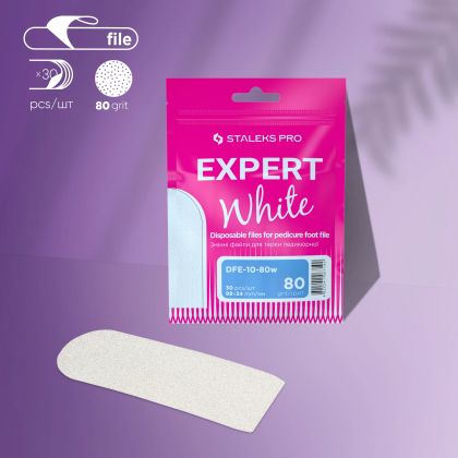 АБРАЗИВИ ЗА ПЕДИКЮРНА ПИЛА STALEKS EXPERT ГРУБОСТ 80 - 30бр DFE-10-80W