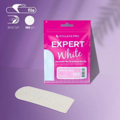 АБРАЗИВИ ЗА ПЕДИКЮРНА ПИЛА STALEKS EXPERT ГРУБОСТ 180 - 30бр DFE-10-180W