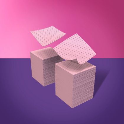 БЕЗВЛАКНЕСТИ ТАМПОНИ ЗА МАНИКЮР STALEKS - 4,5x4,5см - 400бр