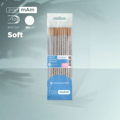 СМЕНЯЕМИ ПИЛИ С ОСНОВИ STALEKS papmAm 12x2см ГРУБОСТ 180 - 10бр - DWC-22-180