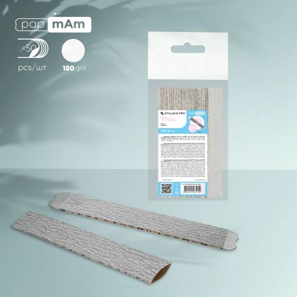СМЕНЯЕМИ ПИЛИ STALEKS papmAm 12x2см ГРУБОСТ 180 - 30бр - DFC-22-180
