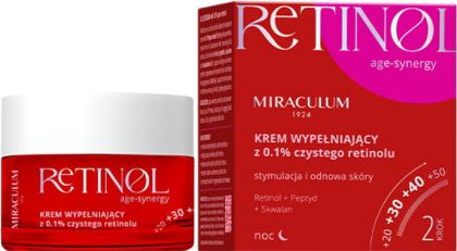 MIRACULUM RETINOL - НОЩЕН КРЕМ ФИЛЪР С 0,1% ЧИСТ РЕТИНОЛ 50мл