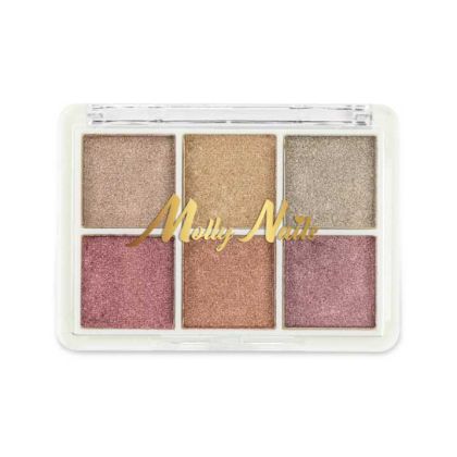 ДЕКОРАТИВНА ПУДРА ЗА НОКТИ С ОГЛЕДАЛЕН ЕФЕКТ №3 - 6 ЦВЯТА - 3г