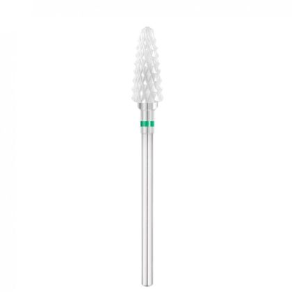 КЕРАМИЧНЕН НАКРАЙНИК - ЗАОБЛЕН КОНУС - 5.5мм - ЗЕЛЕН