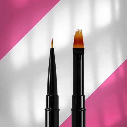 ДВУСТРАННА ЧЕТКА ЗА ДЕКОРАЦИЯ И ГЕЛ STALEKS EXPERT 7/11мм - NBE-01/07